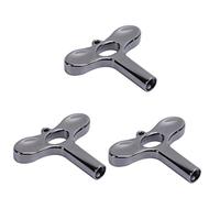 Vaguelly 3pezzi Chiave Per Tamburo Utensile Di Montaggio Per Tamburo Con Design Spesso e Allargato Per Facile Sostituzione Del Fodero Nero