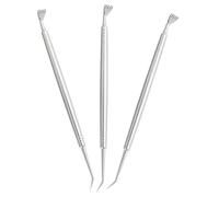 Vaguelly 3pezzi Eyelash Lift Kit Con Pettine e Separatore Ciglia in Acciaio Inossidabile Strumento Ergonomico Per Arricciatura e Sollevamento Per Trucco Occhi Multifunzione Per Ciglia Open