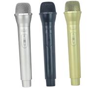 Vaguelly 3pezzi Microfoni Giocattolo Per Ragazzo Modelli Microfono in Plastica Per Esercitarsi Nel Parlare Accessori Per Giochi Ruolo e Feste