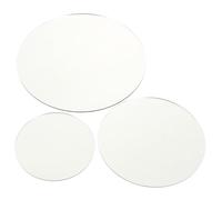 Vaguelly 3pezzi Pannello Riflettore in Acrilico Rotondo Accessorio Per Sfondo Fotografico Specchio Espositivo Per Gioielli Pannello Riflettente Per Fotografia