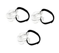 Vaguelly 3pezzi Strumento Per Da Violino Guida Trasparente Leggera Per Principianti Facilita Apprendimento e Controllo Delle Azioni Di Polso e Mano