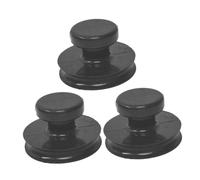 Vaguelly 3pezzi Ventose in Gomma Per Campane Tibetane Maniglie Ventosa Resistenti e Protettive Per Ciotole Sonore Da Meditazione Attacco Sicuro Anti-graffio Accessori Per Campane Sonore