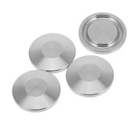 Vaguelly 4 Pezzi Chiusura Acciaio Inox Flangia per Raccordi Vacuum Installazione Rapida per Uso Industriale Sealing e Stopper Plug per Efficienza Ottimale