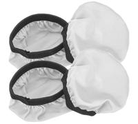 Vaguelly 4 Pezzi Copri Cuffie Elastici Taglia l 9-11 Cm Copertura per Cuscinetti Auricolari Protezione Antipolvere Traspirante per Ufficio, Laboratorio e Uso Quotidiano