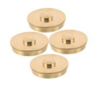 Vaguelly 4 Pezzi Copri Valvola per Corno Francese in Metallo Resistente Tappi Inferiori per Corno Francese Facili da Installare Ricambi per Manutenzione Strumenti Musicali per Principianti