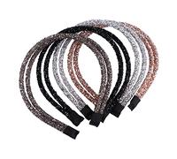 Vaguelly 4 Pezzi Di Strass Acrilici Imbottiti Cerchietti Per Topper Per Fascia Bianca Fascia Elastica Per Con Perline