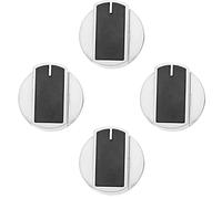 Vaguelly 4 pezzi Manopole Ricambio per Cucina Gas Pomelli per Controllo Facile Installazione e Design Elegante Compatibili con Gas