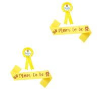 Vaguelly 4 Pezzi Ornamento Ragazzo Baby Shower Kit Per Bambini Pancia Di Gravidanza Ragazzi Vestito Decorazioni Per La Neonata Per Il Baby Shower Mamma Che Sarà