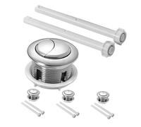 Vaguelly 4 Pezzi Pulsante Doppio Scarico Wc Ovali Ricambio Resistente per Serbatoio Acqua Pulsante Spinta Bagno Facile da Installare Design Moderno e Prestazioni di Scarico Veloci