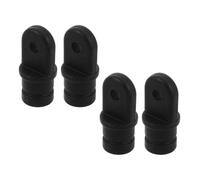 Vaguelly 4 Pezzi Tappo Terminale Bimini Top in Nylon, Eye End cap per Tubo 7/8", Nero, per Coperture e Sistemi Canopy Nautici, Uso Marino e Outdoor