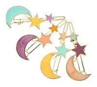 Vaguelly 4 Pezzi tornante ragazzo lunari gotico Clip per da barra mini affrettato Bolle barrette hair clip forcina hair pin accessori per ragazze Girl Hairpin molletta lega