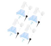 Vaguelly 4 Set Kit Professionale per Evidenziare Capelli con Monouso di Cuffie con Uncini e Pennelli per Tintura Accessori Completi per Salone e Uso Domestico