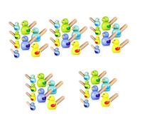 Vaguelly 40 Pz fischio giocattoli per bambini fischietto per bambini regali per bambini mini giocattoli forti fischi sonori giocattolo fischietti in legno giocattoli musicali educativi pvc