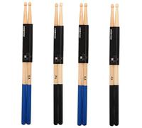 Vaguelly 4paia Maple Drumsticks with Nonslip Handle Comfortable Practice Drumsticks for Drummers for Bars Cafes and