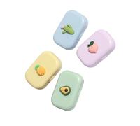 Vaguelly 4Pezzi Custodia per Animato con Design e Chiusura Facile per Occhi Freschi e Pratici Accessori