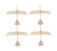 Vaguelly 4pezzi Giocattoli Di Legno Forma Di Aquila Per Ragazzo Ragazza Decorazioni Creative Per Feste Artigianato e Progetti Giocattoli Da Colorare e Personalizzare