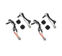 Vaguelly 4pezzi Microfono Portatile Per Telefono Microfono Di Registrazione Per Computer Tablet Accessorio Per Cantare Mini Per Podcasting e Video Blogging