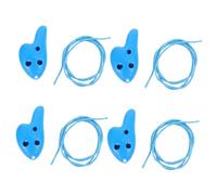 Vaguelly 4pezzi Pz Ocarina Plastica Per Ragazzo Ragazza e Principianti Strumento Musicale Facile Da Suonare Per Iniziare Fare Musica