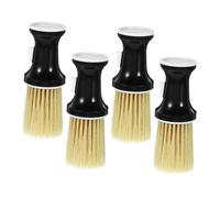 Vaguelly 4pezzi Spazzola Per Pulizia Dei Spazzola Per Del Testina Staccabile Per Applicazione Della Polvere Setole Morbide Versatile Per Salone e Casa Massaggio Del Capelluto