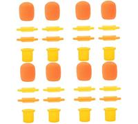 Vaguelly 4sets Coperture Per Microfono Anti-spray Coperture Protettive Antiscivolo Per Microfono Resistente All Umidità e Adatto Per Conferenze