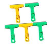 Vaguelly 5 Pezzi lama di pulizia macchia pulito prodotti strumento per stucco di bellezza spatola da muro coltello per la pulizia del raschietto di Colore Casuale