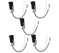 Vaguelly 5 pezzi Portalampada in con Cavo da Base Keyless per Lampadine LED e Lampade Vintage Facile Installazione e Prestazioni Elettriche per Lampadari e Applique