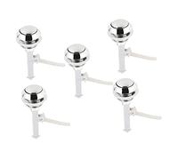 Vaguelly 5 Pezzi Pulsante per Scarico Wc per Sostituzione Facile Compatibile con Serbatoi Standard Materiale Facile da Installare e Resistente Alla