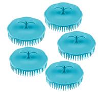 Vaguelly 5 Pz spazzola per pettine per shampoo per bastoncino di cera per scrubber massaggiatore cuoio capelluto hair brush MASSAGE COMB pettini per doccia