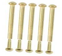 Vaguelly 5 Set Di Chiodi Per Ventagli Pendenti Per Ventagli Ticchettii Per Ventagli Tappi A Sfera In Ottone Perni Per Cerniere Per Porte Accessori Per Ventagli Albero Per Ventagli