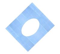 Vaguelly 50 Pezzi Copriwater Usa e Getta Blu Cuscino Protezione Igienica Adatto per Adulti e Facile Trasportare