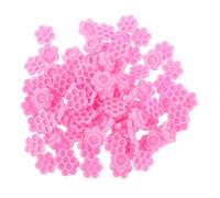 Vaguelly 500 Pezzi Flower Shaped Lash Extension Glue Cups Reusable Volume Eyelash Holder For Stable Placement Fit For Beauty Salon And Home Use