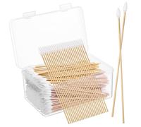 Vaguelly 500pezzi Cotton Fioc Di Precisione Punta Di Cotone Per Pulizia Delle Orecchie Trucco Unghie Strumenti Di Pulizia Multiuso Per Auricolari e Tastiere