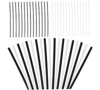 Vaguelly 50pezzi Marcatori Laterali Per Chitarra Dots Nero e Bianco Per Tastiera e Basso Accessori Musicali Per Strumenti Cord