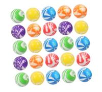 Vaguelly 50pezzi Palline Rimbalzanti Gomma Colorate Giocattoli Creativi Per Rimbalzi Divertenti Per Feste e Attività All Aperto Sicure e Odorless