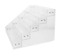 Vaguelly 5livello Organizer Acrilico Trasparente Per Spezie e Profumi Vassoio Per Banconi Espositore Per Barattoli e Cosmetici Design Moderno e Compatto Per Negozi e Supermercati