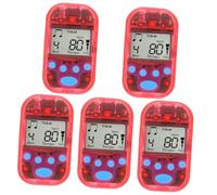 Vaguelly 5pezzi Metronomo Elettronico Portatile Mini Metronomo Digitale Multifunzionale Per Chitarra Violino e Batteria Pratico e Leggero Precisione Ottimale Per Pratica Efficiente Compatte