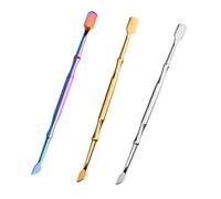 Vaguelly 6 pezzi Strumenti Manicure in Acciaio Resistente Spingi Cuticole e Trimmer Unghie Kit Professionale per Cura Unghie Rimozione Duroni e Pellicine Design Ergonomico per Uso