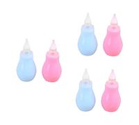 Vaguelly 6 Pz Nasali Per La Cura Del Bambino Aspiratore a Naso in Su Aspirazione Nasale Infantile Aspiratore a Pompa Manuale Ventosa Appena Nata Naso Da Bambino Ventose Per Neonati