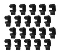 Vaguelly 60 Pezzi Clip di Collegamento per Armadi e Mobili, in Plastica Nera, Facile Installazione, Applicazione Versatile per Armadi Scarpe e Divisori Modulari