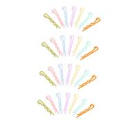 Vaguelly 60pezzi Accessori Per Forcine Fai Da Te Per Ragazzo Ragazza Ragazza Porta Forcine in Plastica Forniture Per Fai Da Te Materiali Per Fatti Mano