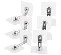 Vaguelly 6pezzi Ancoraggi Di Sicurezza Per Mobili Antiribaltamento Kit Di Protezione Per Facile Installazione Per Armadi Comò Librerie e Tv
