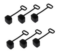 Vaguelly 6pezzi Copertura Protettiva Silicone Per Kazoo Antipolvere e Resistente Accessori Per Kazoo Facile e Duraturo