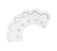 Vaguelly 6pezzi Corde per Chitarra Acustica di Corde per Chitarra Rivestimento in Nichel Durata Lunga Suono ad Alta Fedeltà Facile Installazione Adatto Vari Stili Musicali