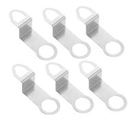 Vaguelly 6pezzi Ganci per Orologio da Parete in Metallo Sostituzione Staffa Meccanismo per Orologio al Quarzo di Ganci per Appendere Parti di Riparazione per Casa e Ufficio