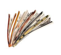 Vaguelly 6pezzi Mollette Grandi Per Capelli Design Corno Di Bue in Acrilico Fermagli Moda Resistenti e Decorativi Per Coda e Chignon Accessori Donna Colori Misti