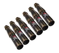 Vaguelly 6pezzi Telescopi Pirata Telescopici Monoculari Da Gioco Per Ragazzo Ragazza Ragazza Giocattoli Educativi Per Feste Tema Esplorazione All Aperto e Avventure Naturalistiche