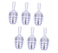 Vaguelly 6pezzi Tubetto Vuoto Per Balsamo Labbra Te Trasparente Nido d Per Lucidalabbra Per Cosmetici Personalizzati