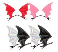 Vaguelly 8 Pezzi Clip Halloween in Tessuto e Metallo Leggere e Resistenti Accessori Kawaii Gotici per Donne e Ragazze Cosplay