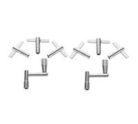 Vaguelly 8pezzi Chiavi Per Batteria t e z Strumenti Per Kit Batteria Chiavi Di Sintonizzazione Resistenti e Pratiche Per Batteristi e Percussionisti