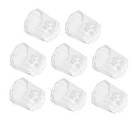 Vaguelly 8pezzi Tazza Per Manicure in Vetro Per Liquidi Per Nail Art Per Mescolare e Polvere Per Lavare Pennelli e Spazzole